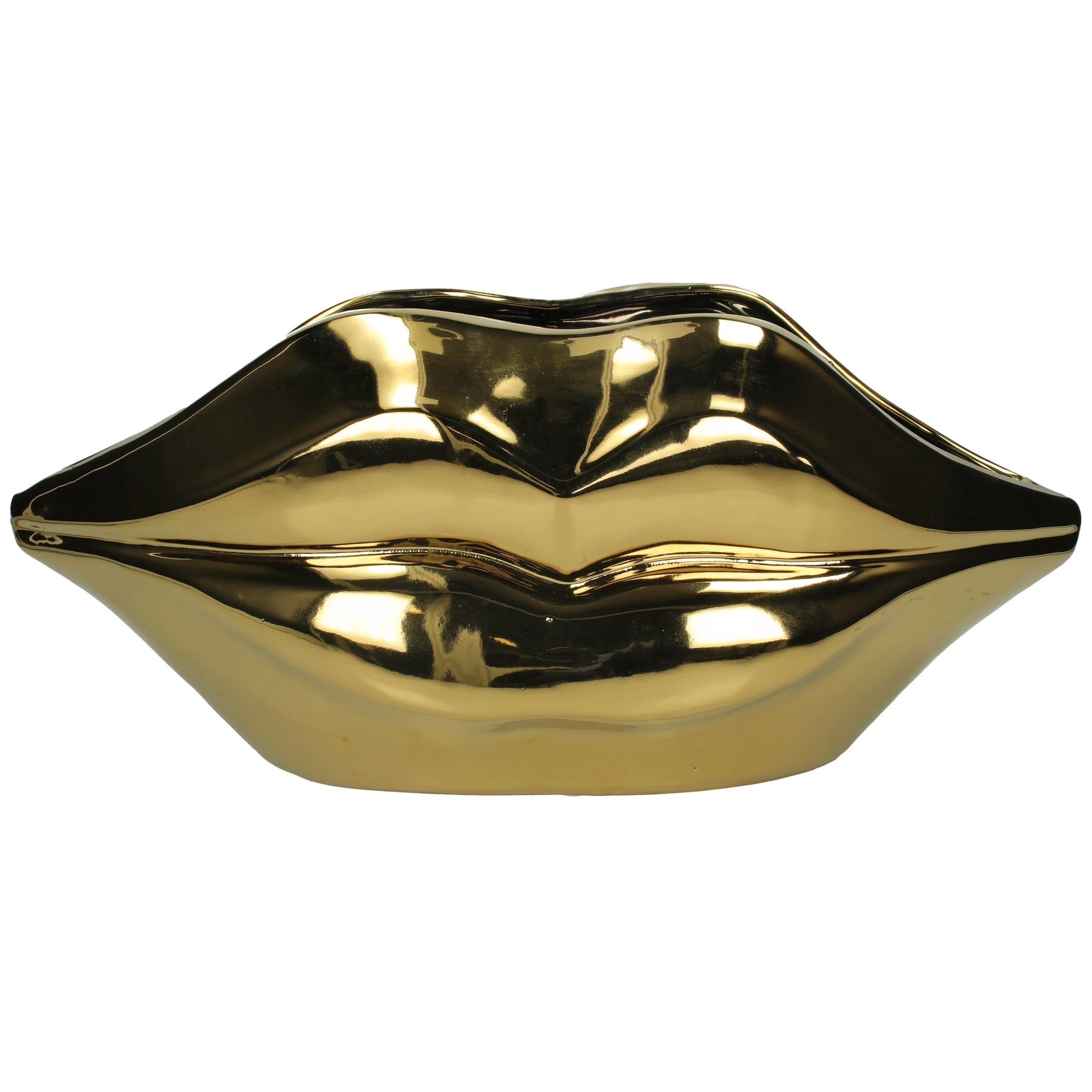 Melli Mello Planter gold lips - Melli Mello Amsterdam