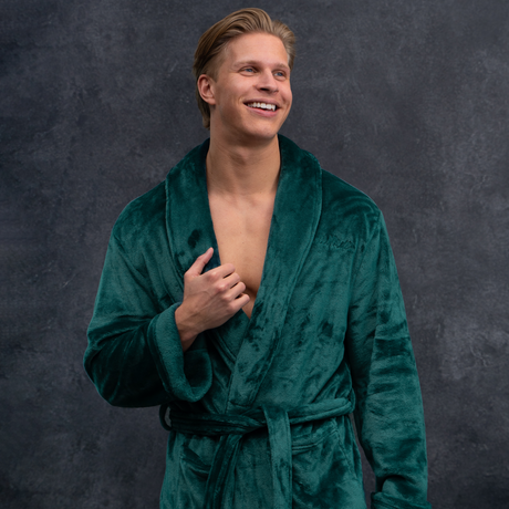 Melli Mello Love story Bathrobe Petrol