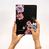 Melli Mello Floral Sky A5 Notitieboek Zwart