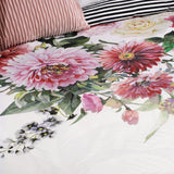 Melli Mello High on love duvet cover - white floral