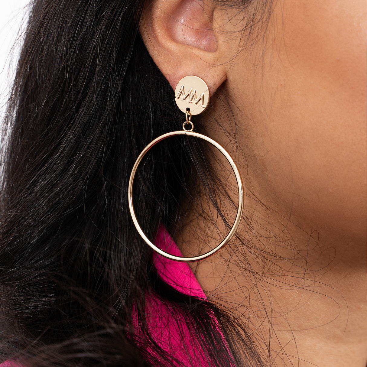 Melli Mello Hoop Earring Gold coated