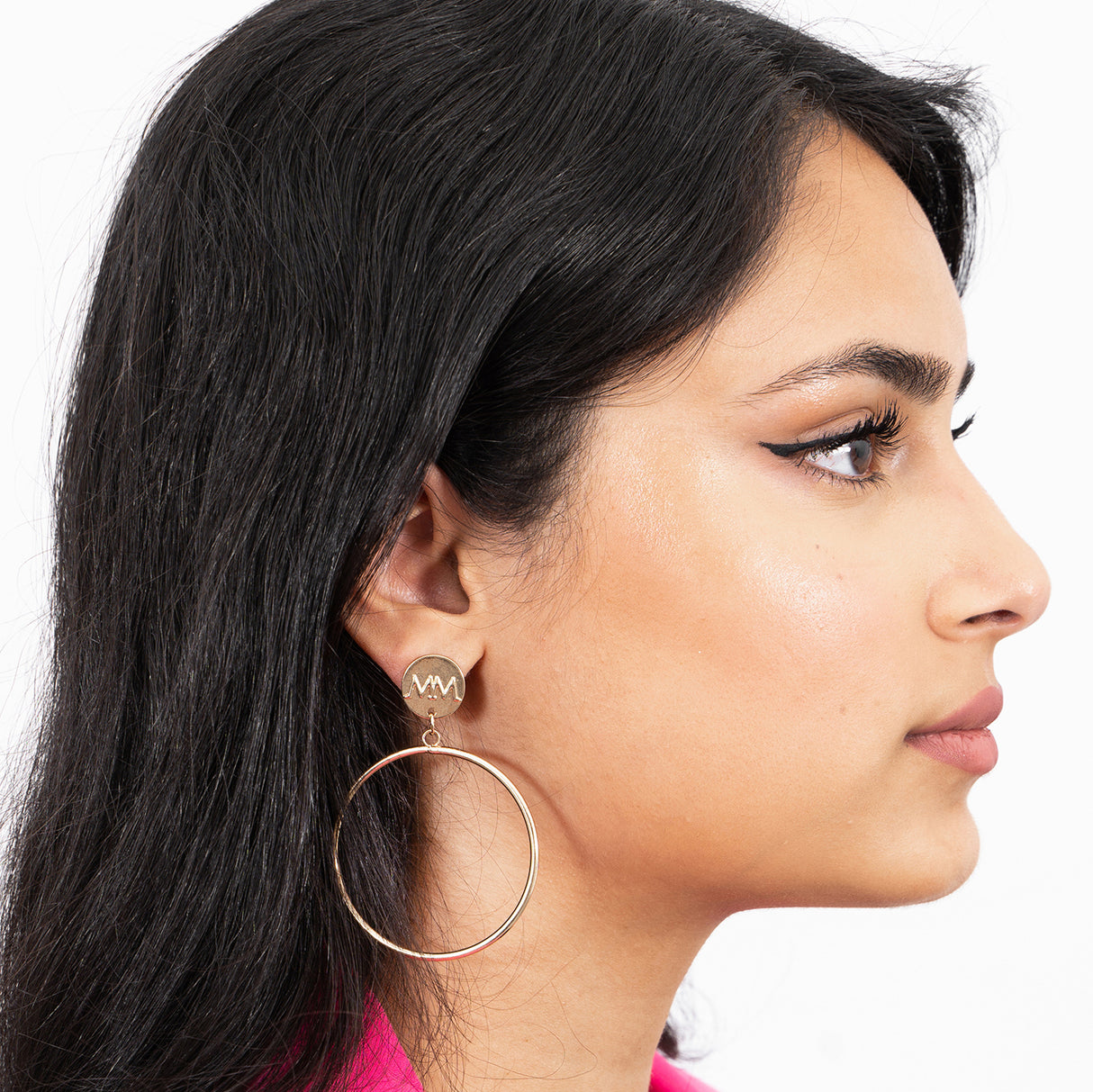 Melli Mello Hoop Earring Gold coated