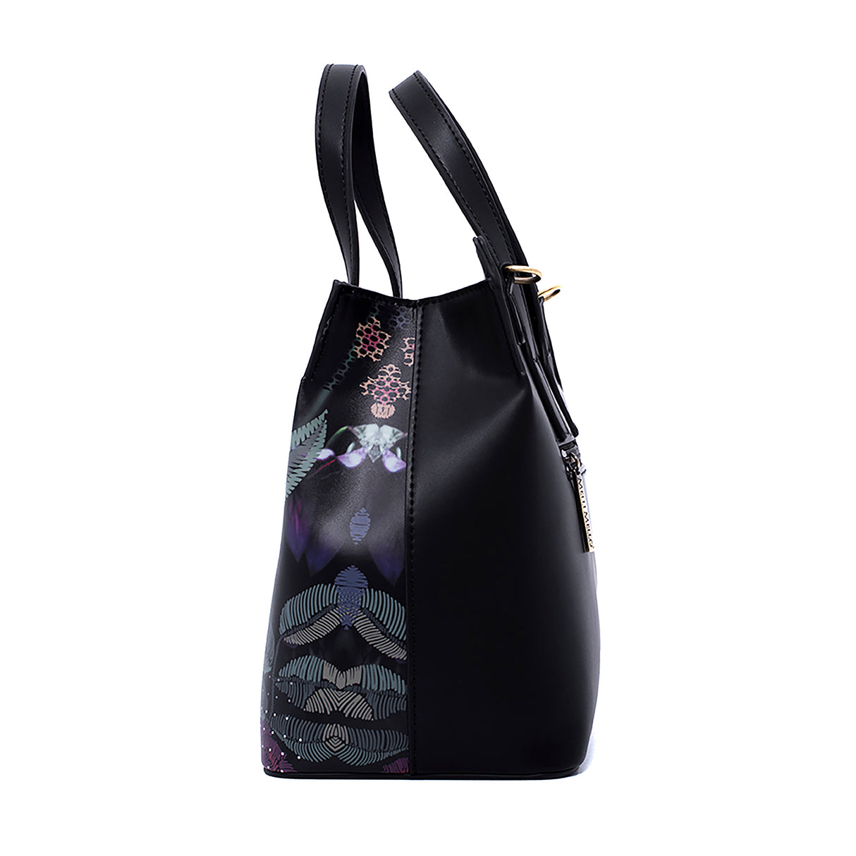 Melli Mello Rock & rose Shopper small Black/Pink & Floral