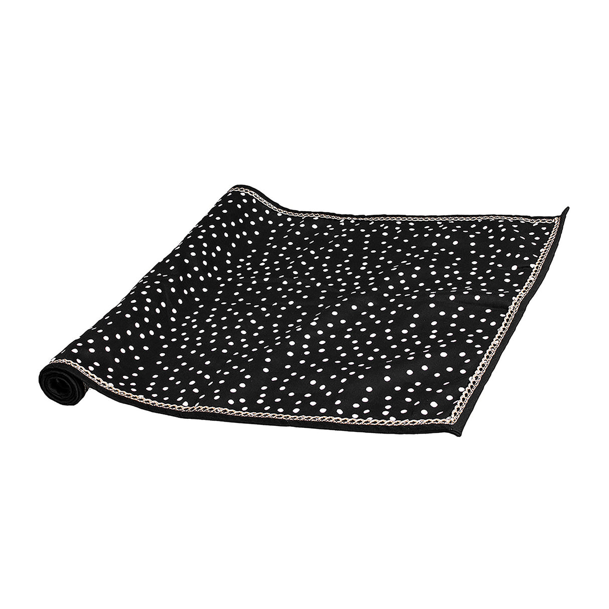 Melli Mello Nora dots black Table runner black-white dots