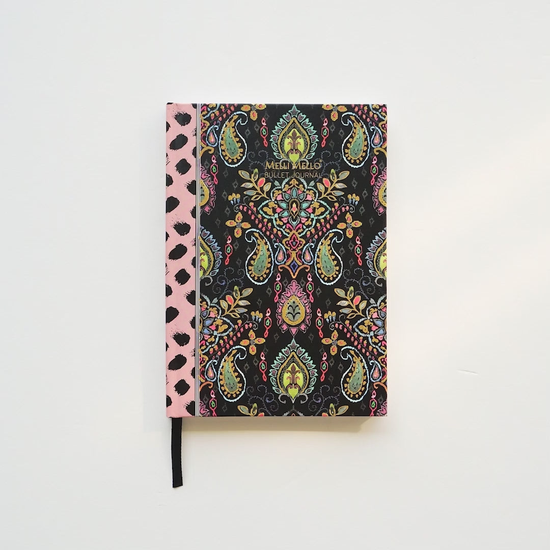 Melli Mello Paisley Addict A5 Bullet Journal Roze