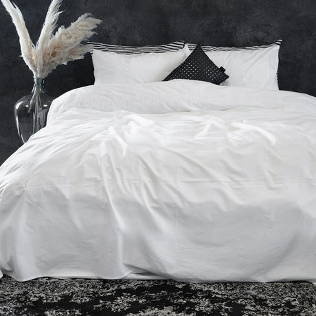 Melli Mello Little white lies Duvet Cover White