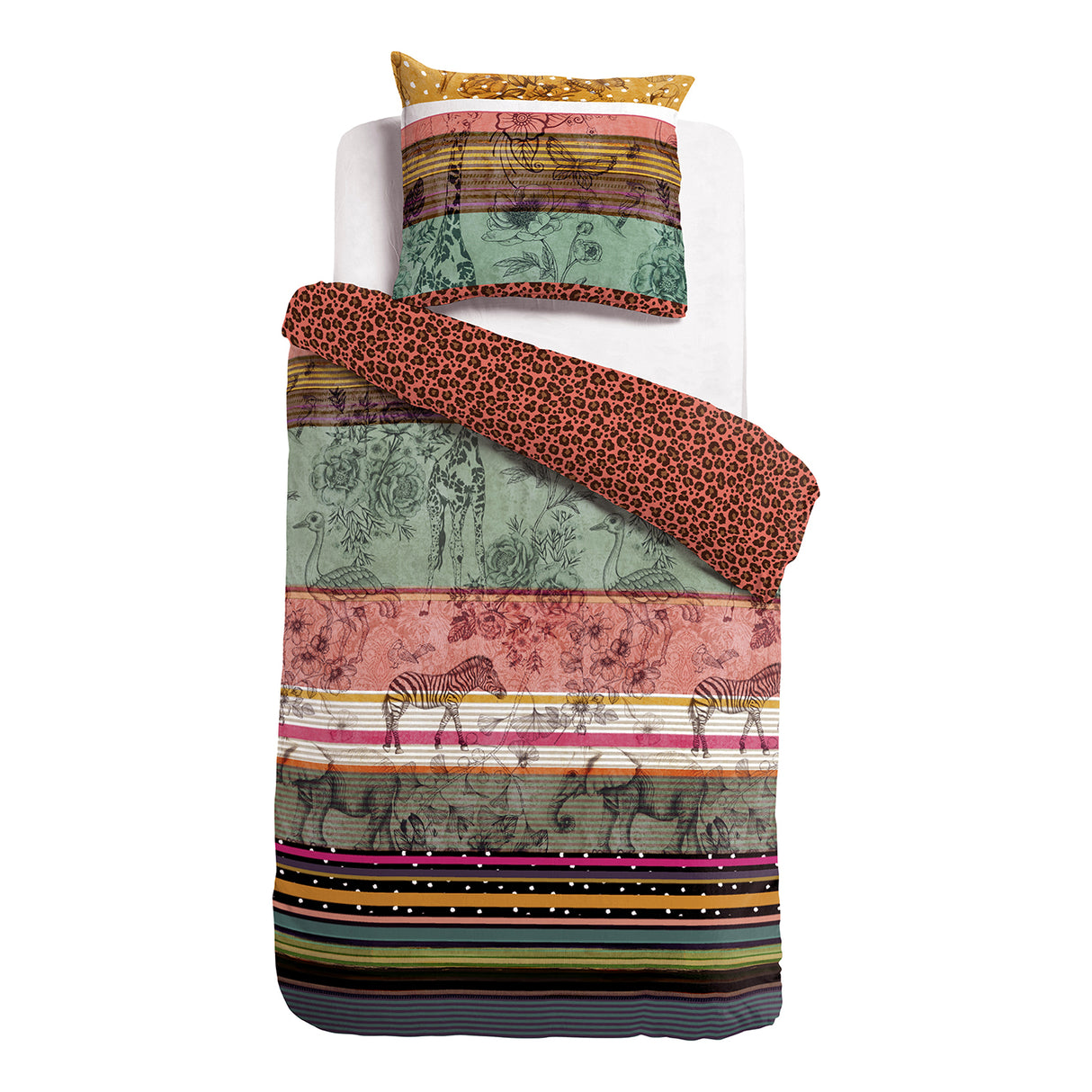 Melli Mello On the wildside Duvet Cover Coral